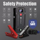 Pursuit UltraSafe Car Jump Starter, 1000A Jump Box Battery Booster Charger( 6.0L Gasoline or 3.0L Diesel), Jump Pack Powe Bank with Emergency Light & Compass for SUV and Trucks